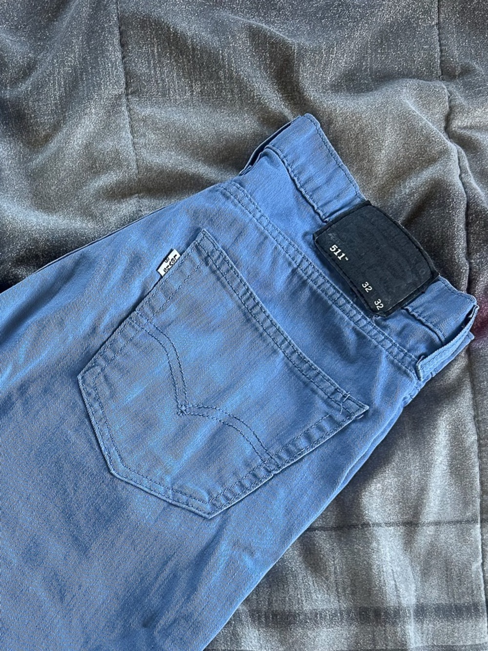 Levi's Men's Slim Jeans in Light Blue - Picture 8 of 8